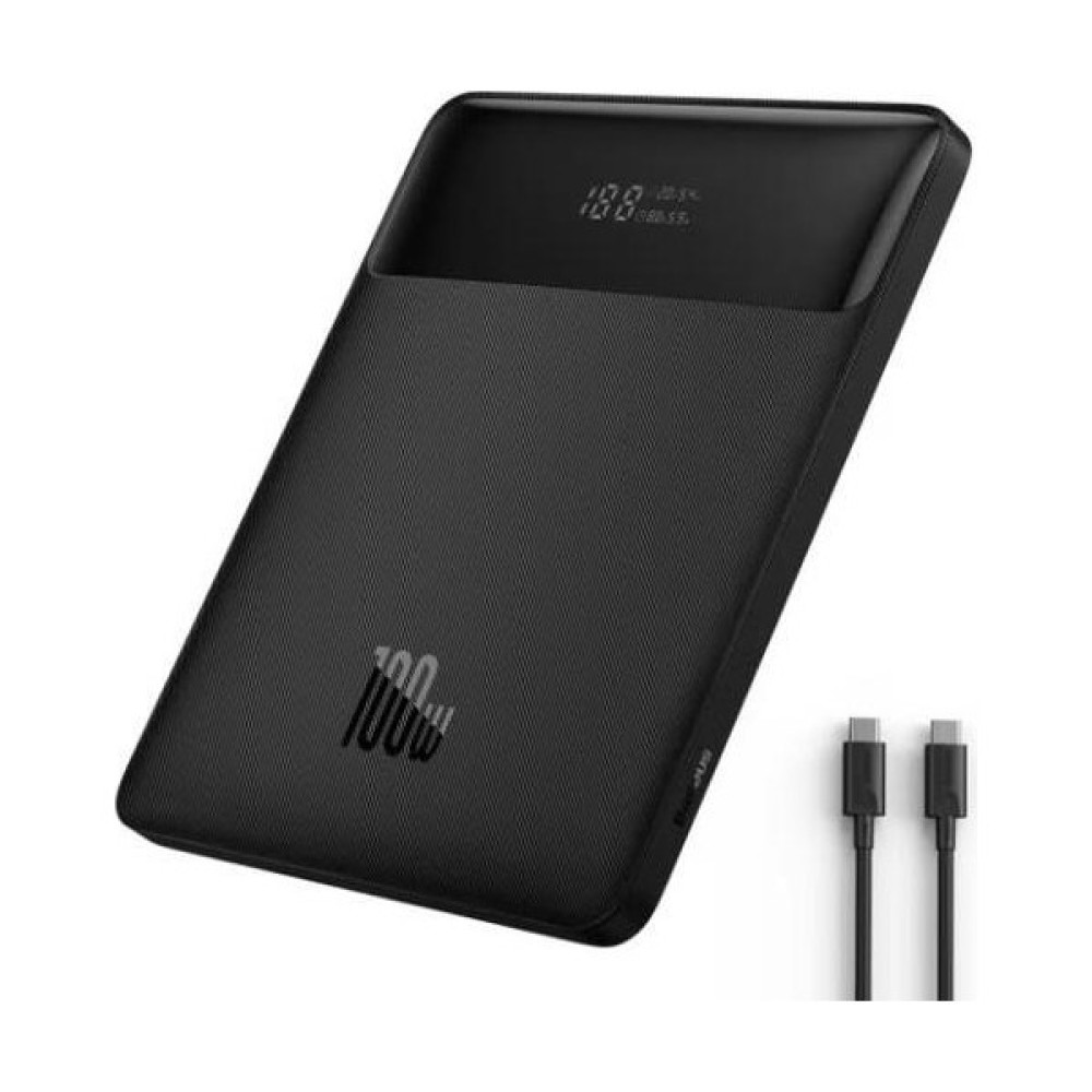Baseus Super Şarj Göstergeli Pd 100W 20000MAH Powerbank Macbook Pro Apple Notebook Laptop Powerbank - Siyah Taşınabilir Şarj Cihazı - Powerbank Fiyatı