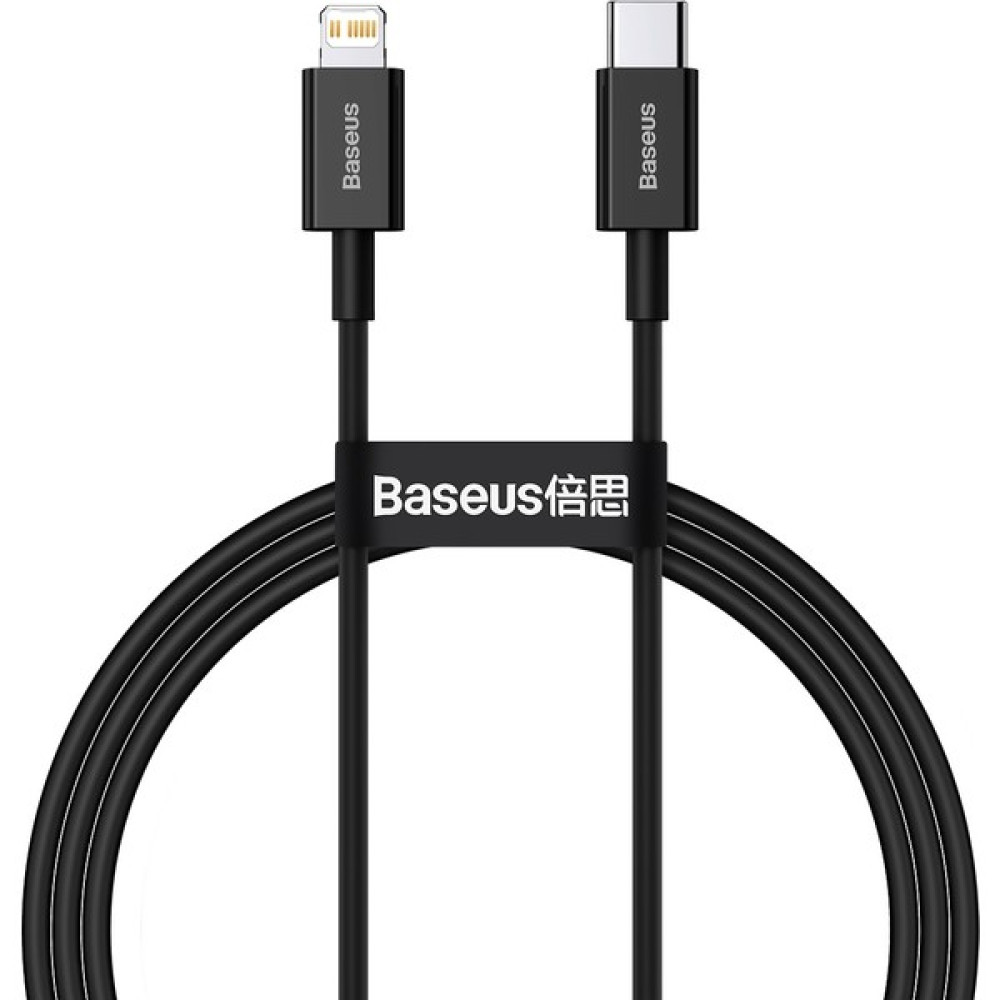 Baseus Superior 20W 100 cm Type-C To Lightning Şarj Kablosu Siyah Cep Telefonu Kablosu Fiyatı