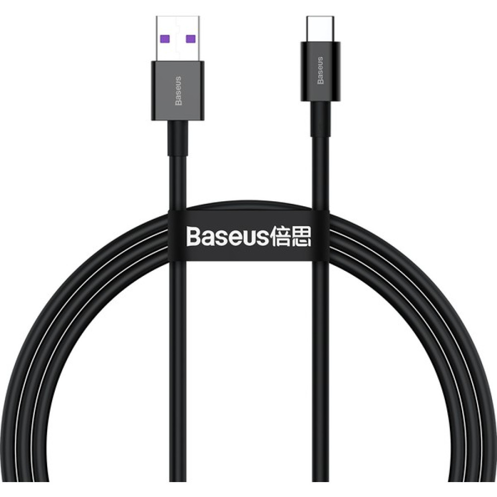 Baseus Superior 66W 100 cm Type-C Şarj Kablosu Siyah Cep Telefonu Şarj Cihazı Fiyatı