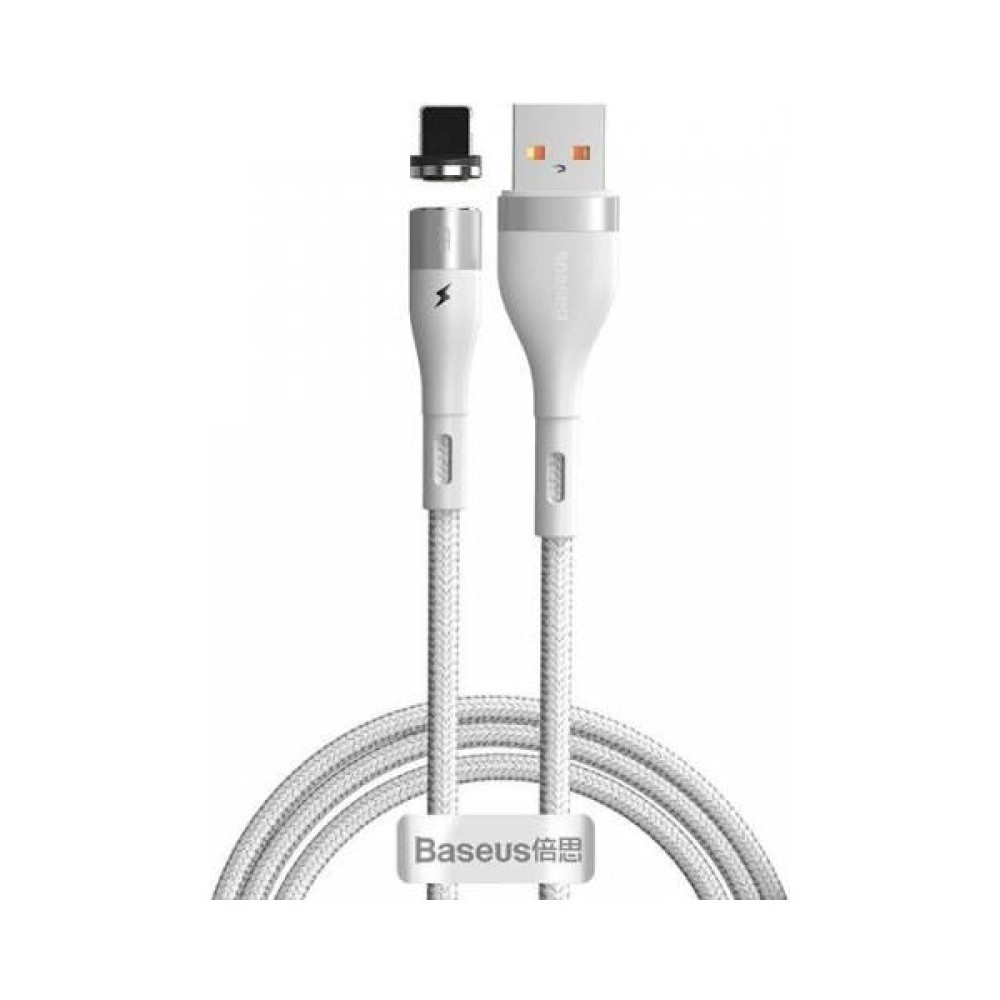 Baseus Zinc 20W Ultra Hızlı 3.0A Mıknatıslı Magnetic Apple iPhone Uyumlu 12 12 Pro Max Şarj Kablosu - Beyaz Cep Telefonu Kablosu Fiyatı