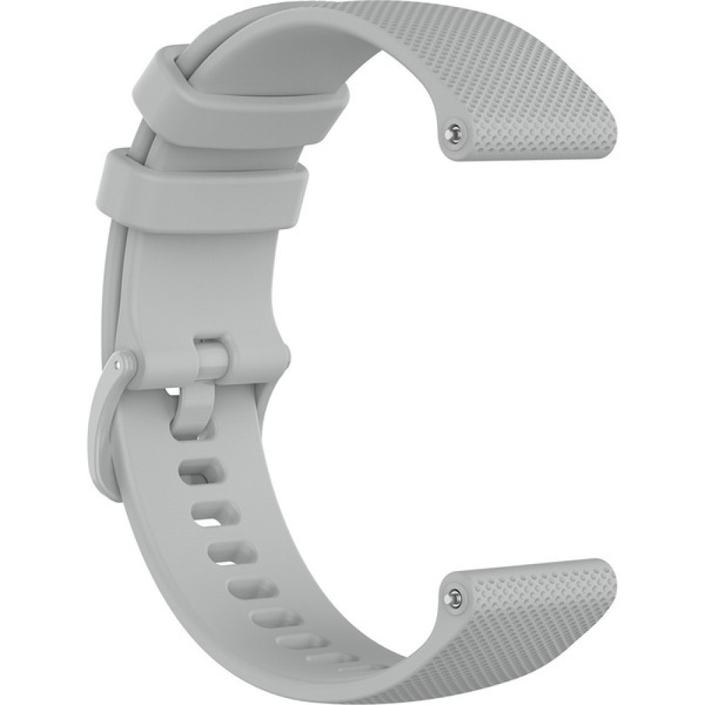 Basias Xiaomi S1-S1 Active / Xiaomi Mi Watch (22MM) Damalı Silikon Kordon - Gri Giyilebilir Teknoloji Aksesuarları Fiyatı