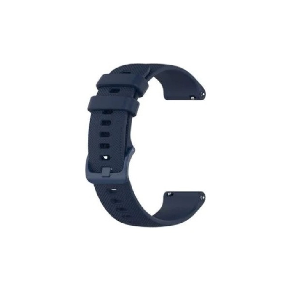 Basias Xiaomi S1-S1 Active / Xiaomi Mi Watch (22MM) Damalı Silikon Kordon - Lacivert Giyilebilir Teknoloji Aksesuarları Fiyatı