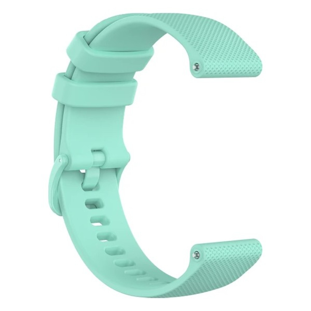 Basias Xiaomi S1-S1 Active / Xiaomi Mi Watch (22MM) Damalı Silikon Kordon - Su Yeşili Giyilebilir Teknoloji Aksesuarları Fiyatı