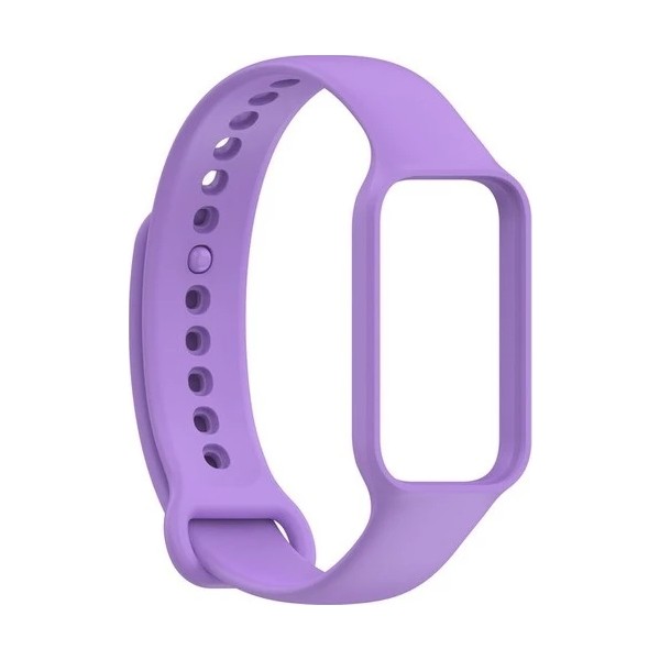 Basias Xiaomi Smart Band 8 Active Silikon Mat Klasik Kordon Kayış - Mor Cep Telefonu Fiyatı