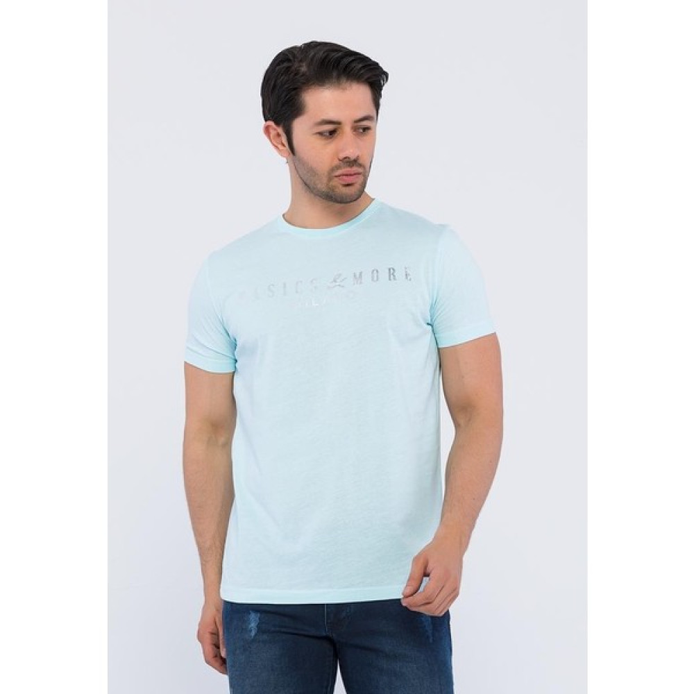 Basics&More Erkek Bisiklet Yaka Kısa Kol T-Shirt Erkek T-shirt Fiyatı