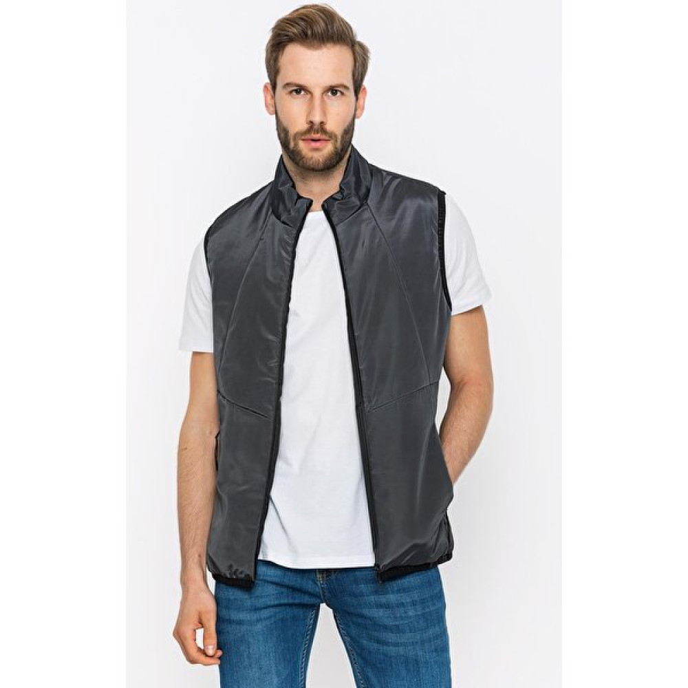 Basics&more Erkek Şişme Yelek Antrasit-3xl Erkek Yelek Fiyatı