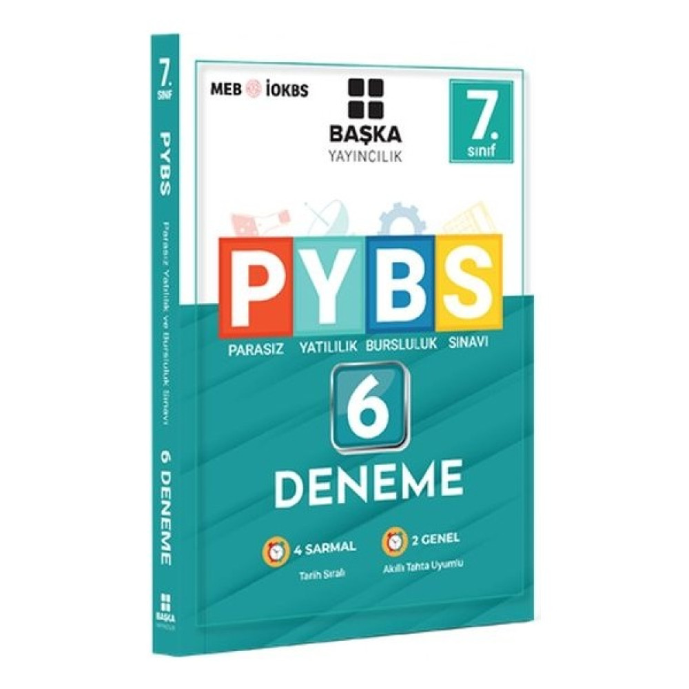 Başka Yayınları 2022 7.Sınıf Pybs 6 Deneme Akademik Edebiyat Kitapları Fiyatı