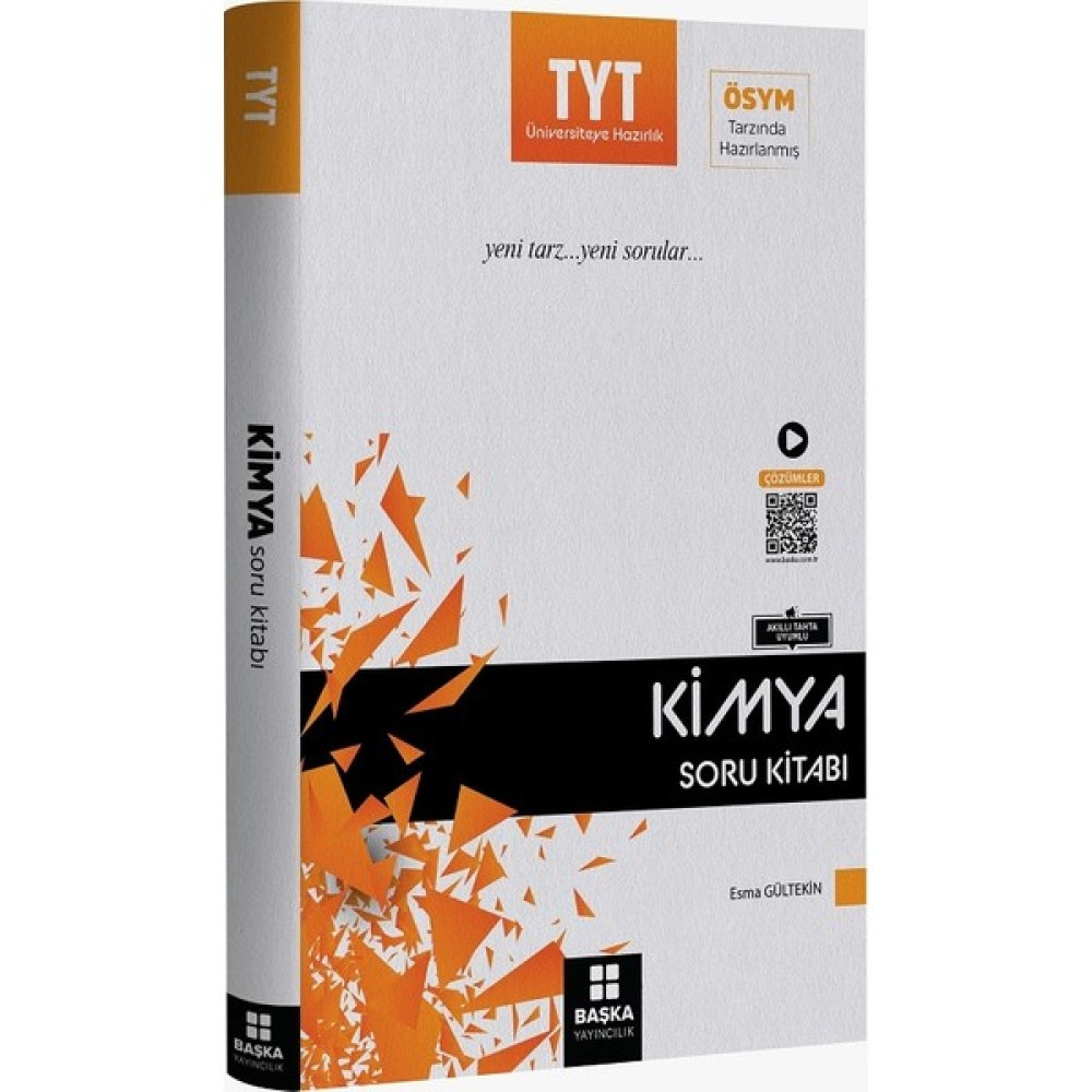Başka Yayınları TYT Kimya Yeni Tarz Yeni Sorular Soru Bankası Ders Sınav Kitapları Fiyatı