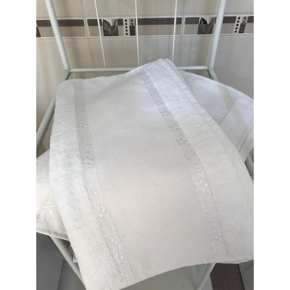 Başkan Havlu Bursa Etamin Havlusu 2'li - Beyaz - 50 x 90 cm El / Yüz Havlusu Fiyatı