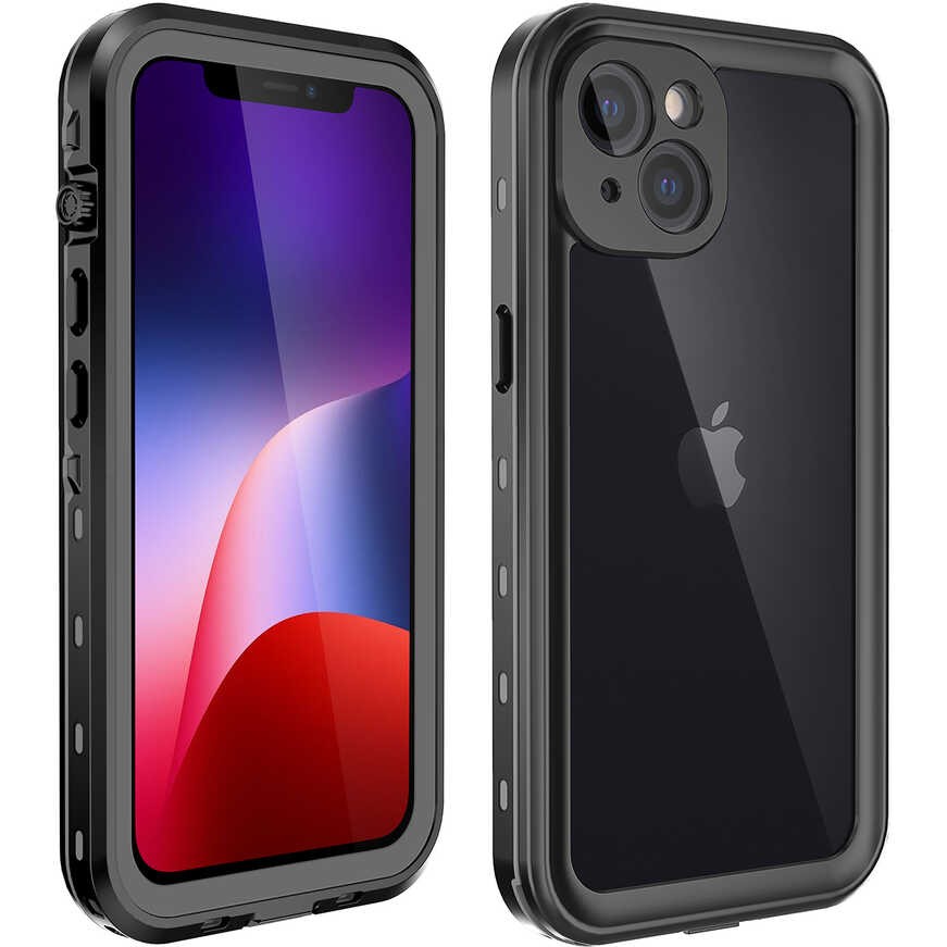 Başkenttekno iPhone 13 Mini Kılıf 1-1 Su Geçirmez Kılıf - Siyah Cep Telefonu Kılıfı Fiyatı