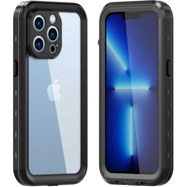Başkenttekno iPhone 13 Pro Kılıf 1-1 Su Geçirmez Kılıf - Siyah Cep Telefonu Kılıfı Fiyatı