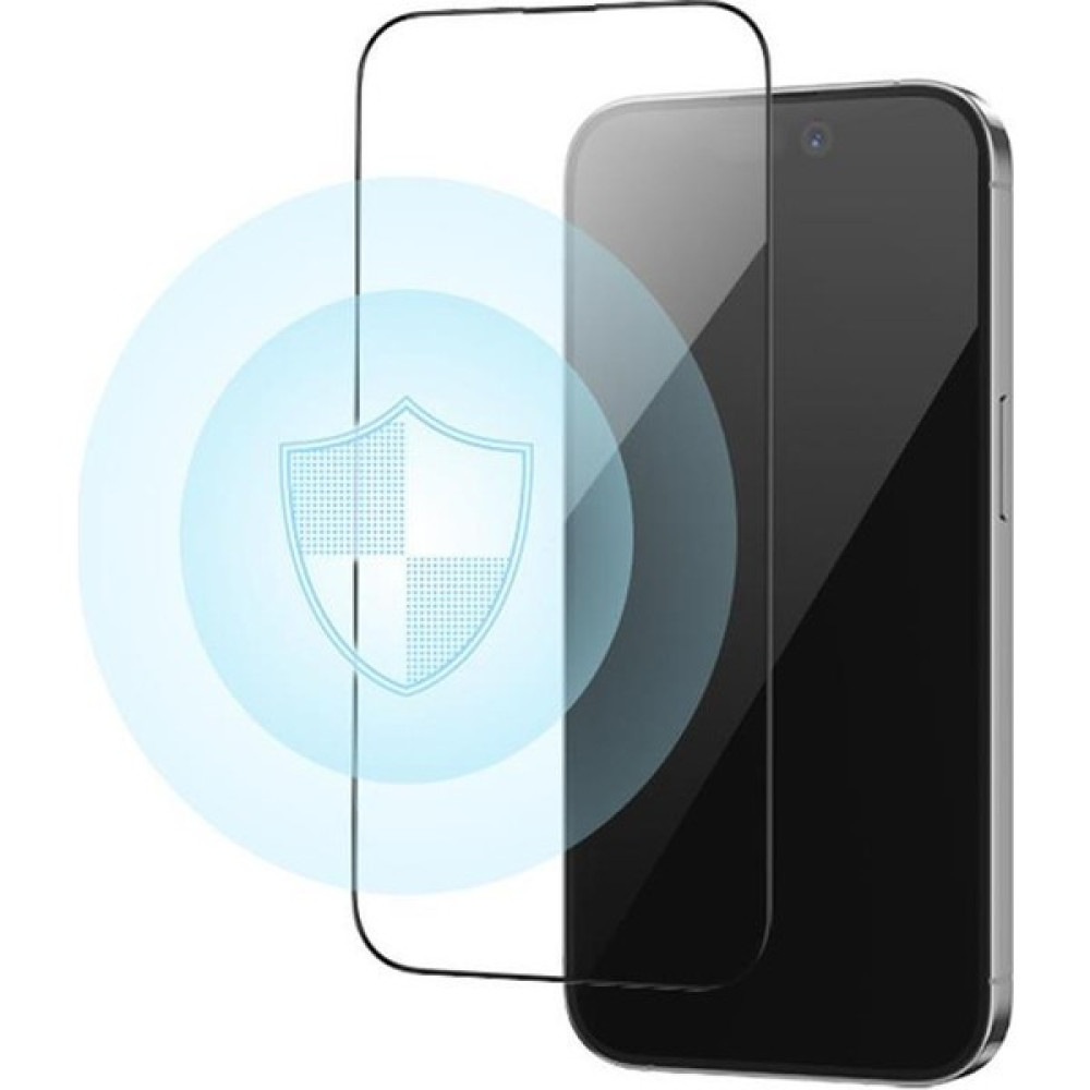 Başkenttekno Iphone 15 Pro Anti Statik Cam Ekran Koruyucu - Parlak Siyah Cep Telefonu Ekran Koruyucusu Fiyatı