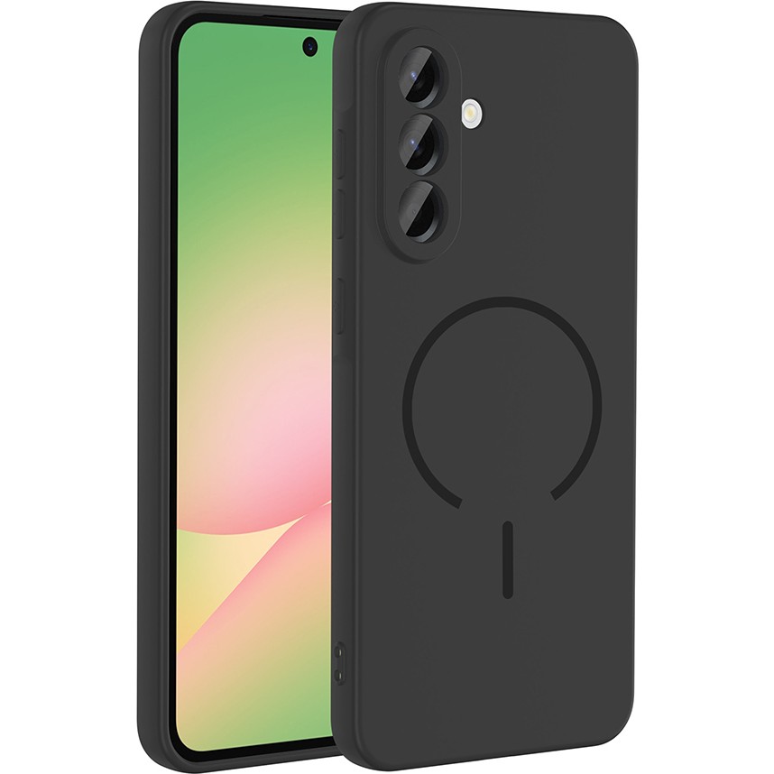 Başkenttekno Samsung Galaxy A56 Kılıf Meta Lansman M-Safe Kamera Korumalı Içi Kadife Yumuşak Renkli Süet Silikon - Siyah Cep Telefonu Kılıfı Fiyatı