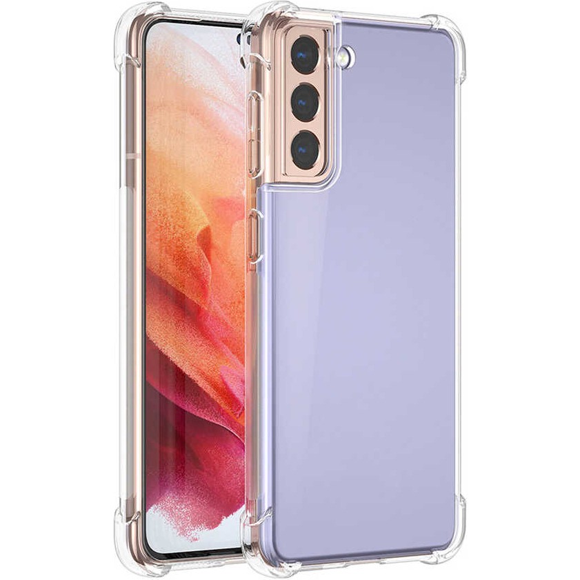 Başkenttekno Samsung Galaxy S21 Plus Kılıf Nitro Anti Shock Darbe Emici Köşe Korumalı Şeffaf Silikon Kapak Cep Telefonu Kılıfı Fiyatı