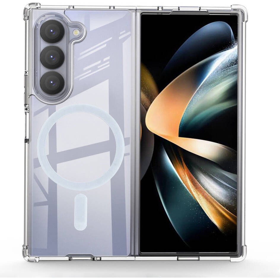 Başkenttekno Samsung Galaxy Z Fold 6 Kılıf Nitro Anti Shock Darbe Emici Köşe Korumalı Şeffaf Silikon Kapak Cep Telefonu Kılıfı Fiyatı