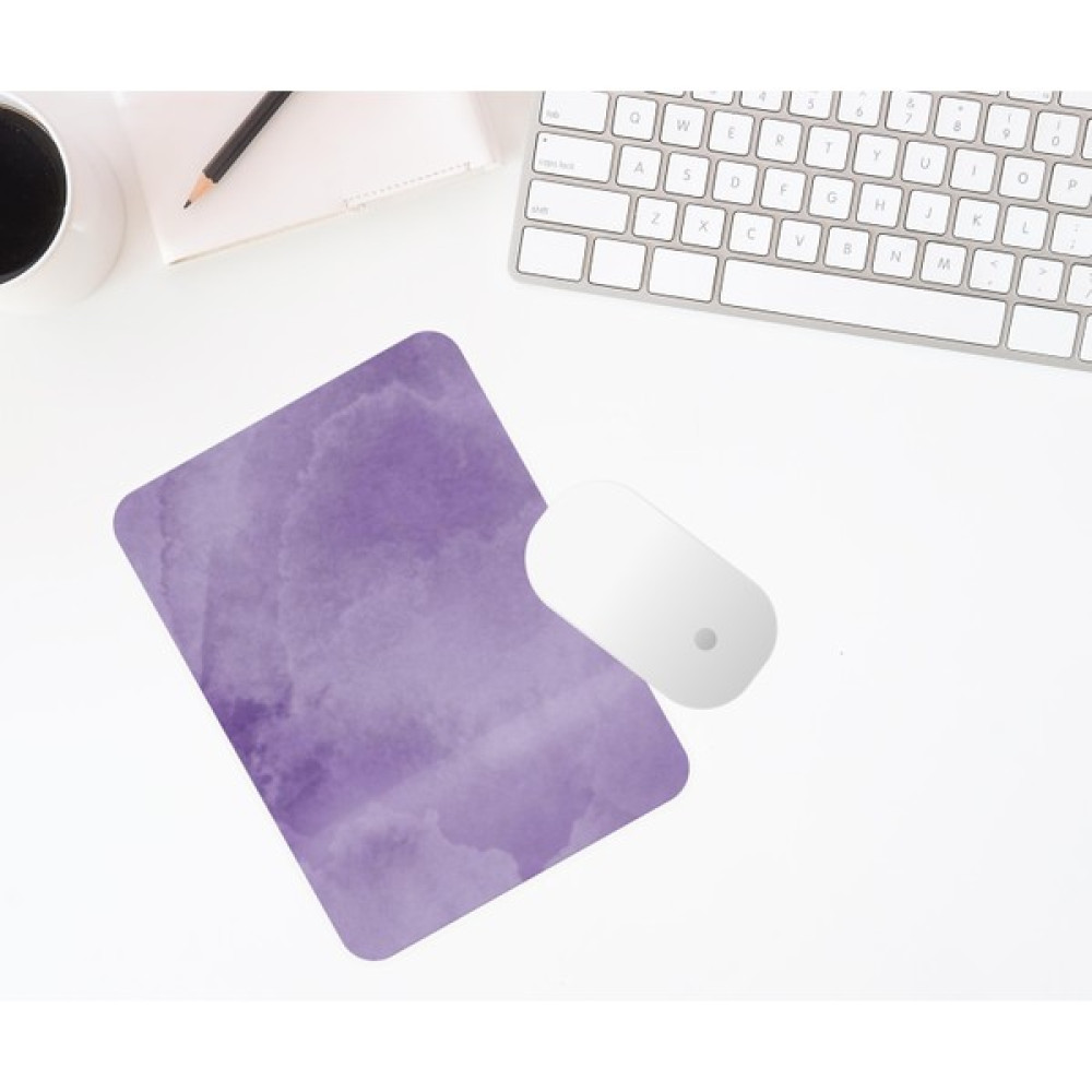 Baskı Bazar Baskıtech Pastel Mor Renkli Bilek Destekli Mouse Pad Mouse Pad Fiyatı
