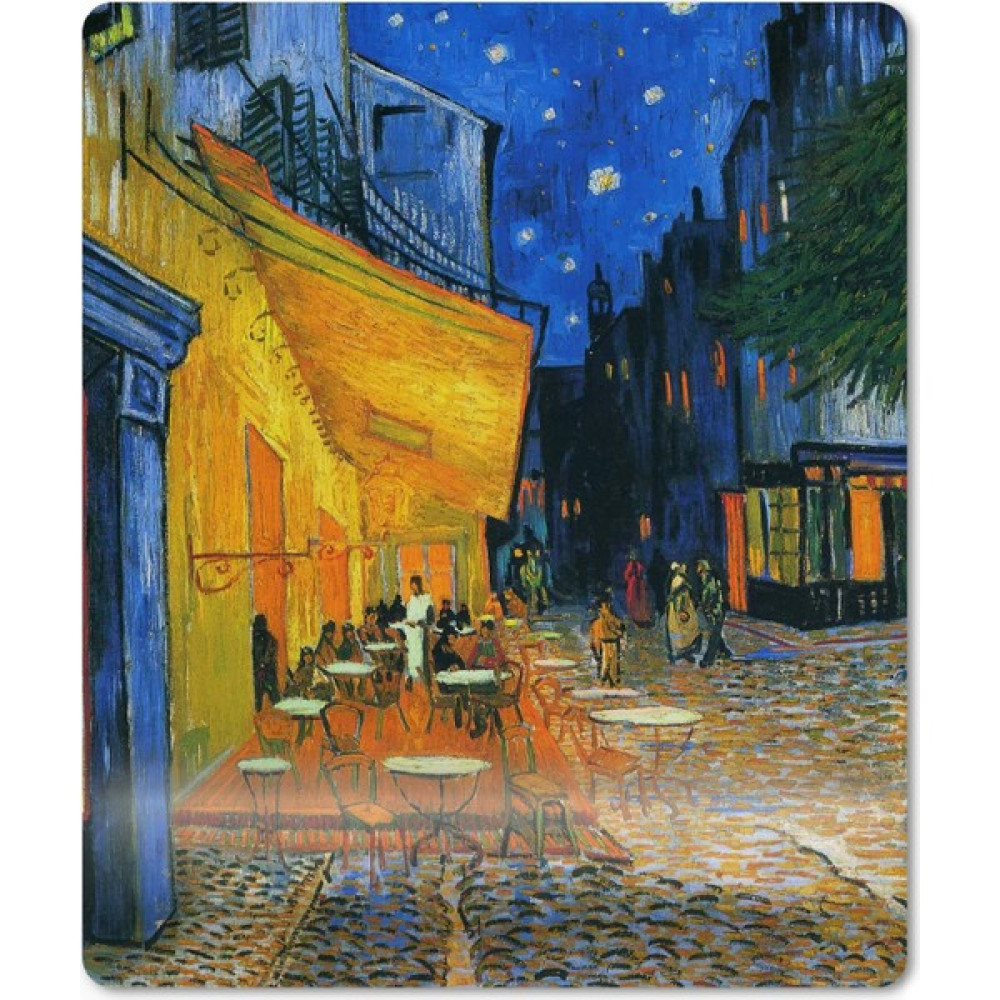 Baskı Tech Van Gogh Cafe Teras Bilek Destekli Mouse Pad Mouse Pad Fiyatı