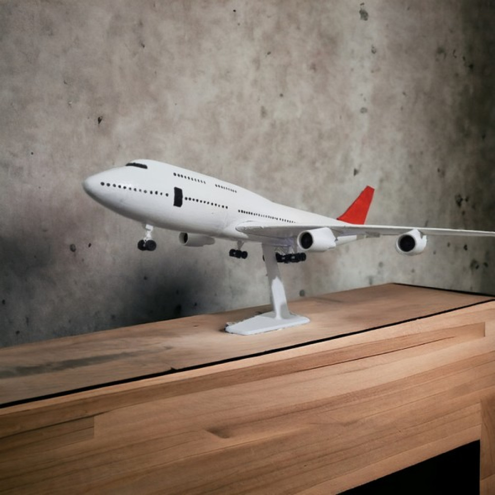 Baskılatte Boeing 747 Uçak Maketi 48X45CM Maket Fiyatı