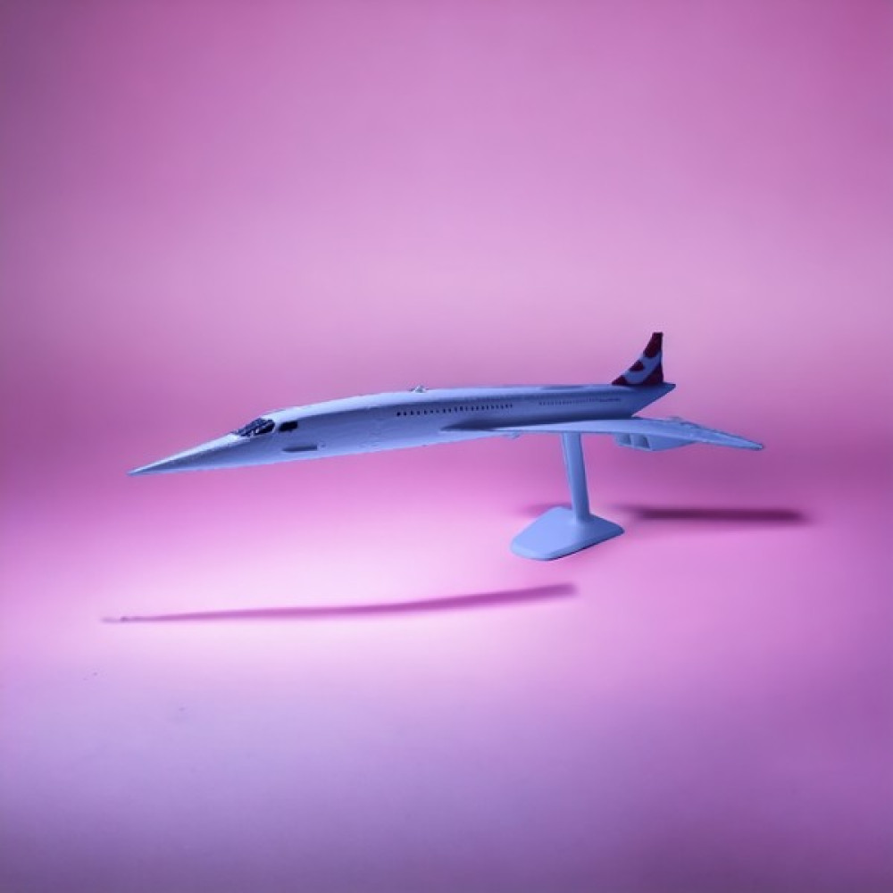 Baskılatte Concorde Uçak Maketi 52 cm Maket Fiyatı