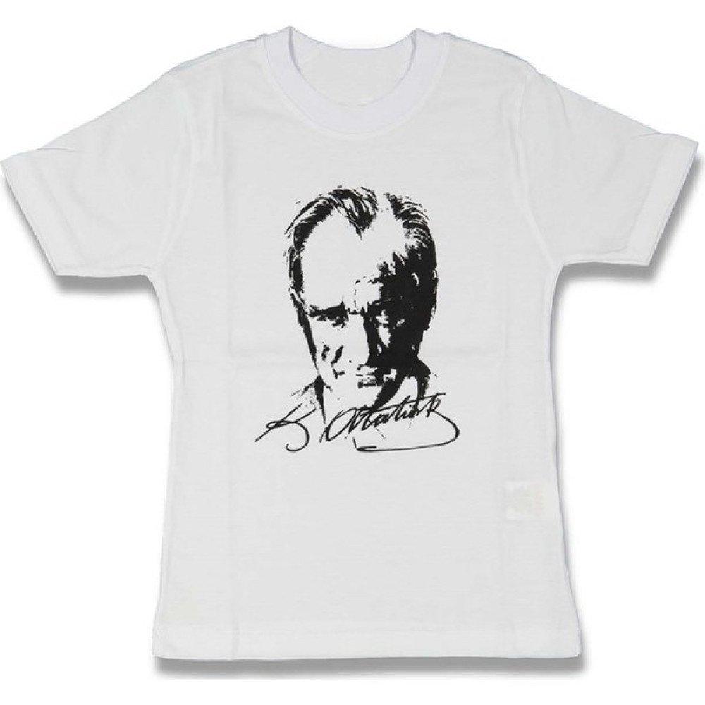 Baskılı Atatürk Tişört Kız Çocuk T-shirt Fiyatı