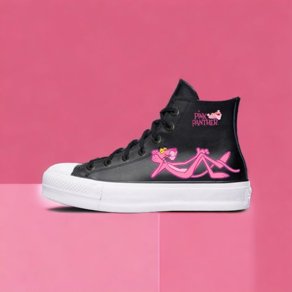 Baskılı Pembe Panter Baskılı Sneaker Spor Ayakkabı (Deri Veiçi Yünlü) Kız Çocuk Günlük Ayakkabısı Fiyatı