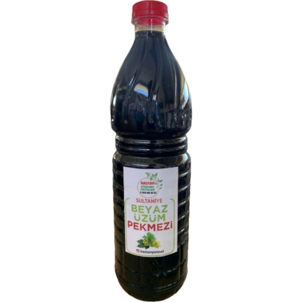 Baştan Yöresel 1300 gr Salihli Sultaniye Beyaz Üzüm Pekmezi - 1,3 kg Diğer Fiyatı