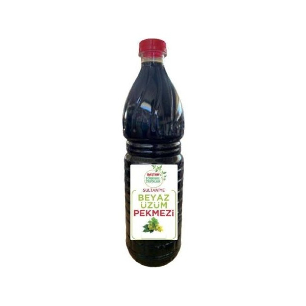 Baştan Yöresel 1300 Gram Salihli Sultaniye Beyaz Üzüm Pekmezi - 1 kg Tahin Pekmez ve Helva Fiyatı