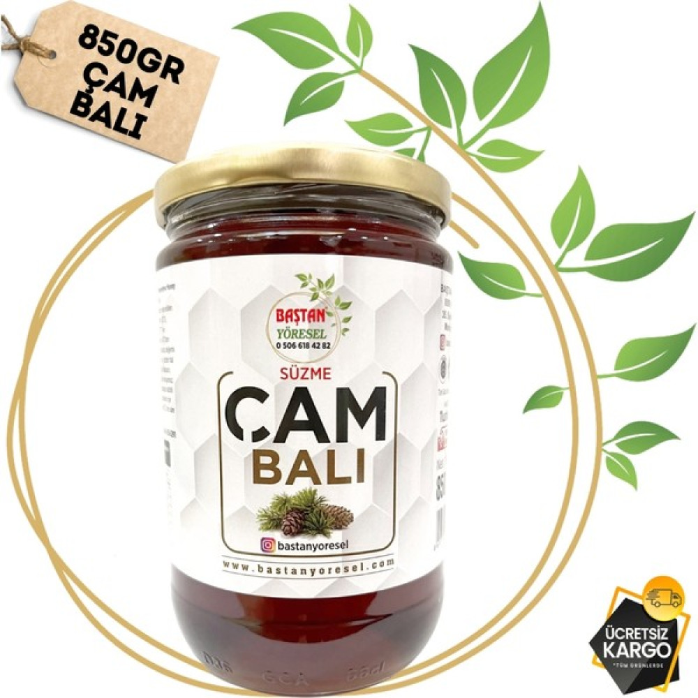 Baştan Yöresel Çam Balı 850 gr - 925 gr Bal ve Reçel Fiyatı