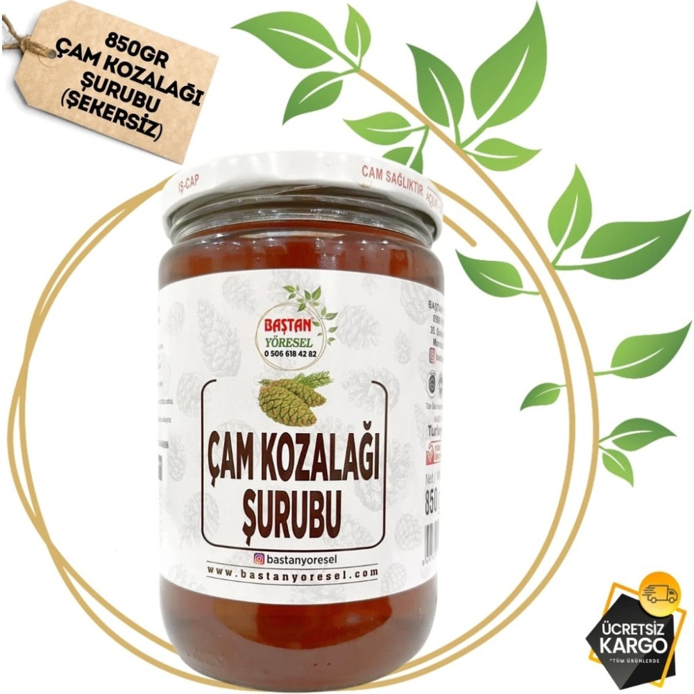 Baştan Yöresel Odun Ateşinde Çam Kozalağı Şurubu - 750 gr Tahin Pekmez ve Helva Fiyatı