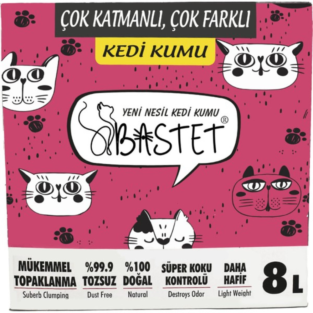 Bastet %100 Tuzsuz Kedi Kumu Evcil Hayvan Ürünleri Fiyatı