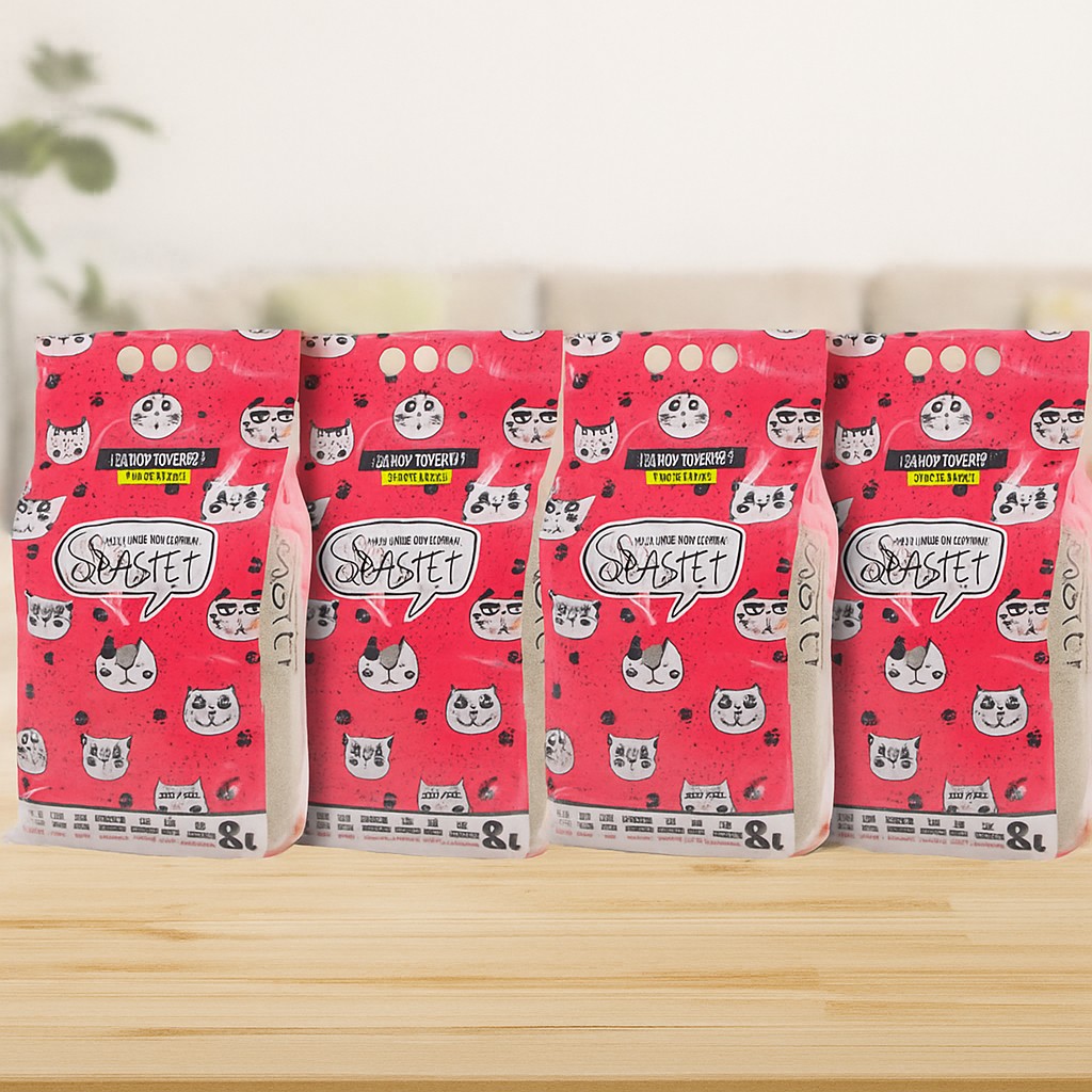 Bastet 4 Adet - Natural Bastet Topaklanan Premium Doğal Kedi Kumu 8 Litre Evcil Hayvan Ürünleri Fiyatı