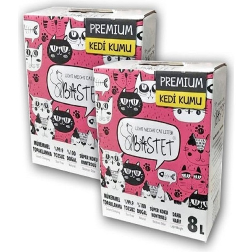 Bastet Natural Premium Kedı Kumu 8 Litre 2 Adet Evcil Hayvan Ürünleri Fiyatı
