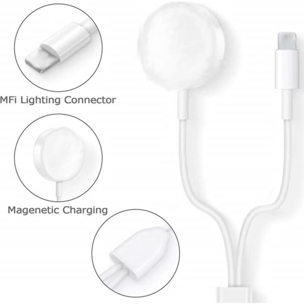 Batabia Apple Watch Serisi Için 2 In 1 Kablosuz Şarj Cihazı 8 7 6 5 1 2 3 4 IPhone 14 14 Pro Max Için USB Manyetik Şarj Kablosu (Yurt Dışından) Cep Telefonu Şarj Cihazı Fiyatı