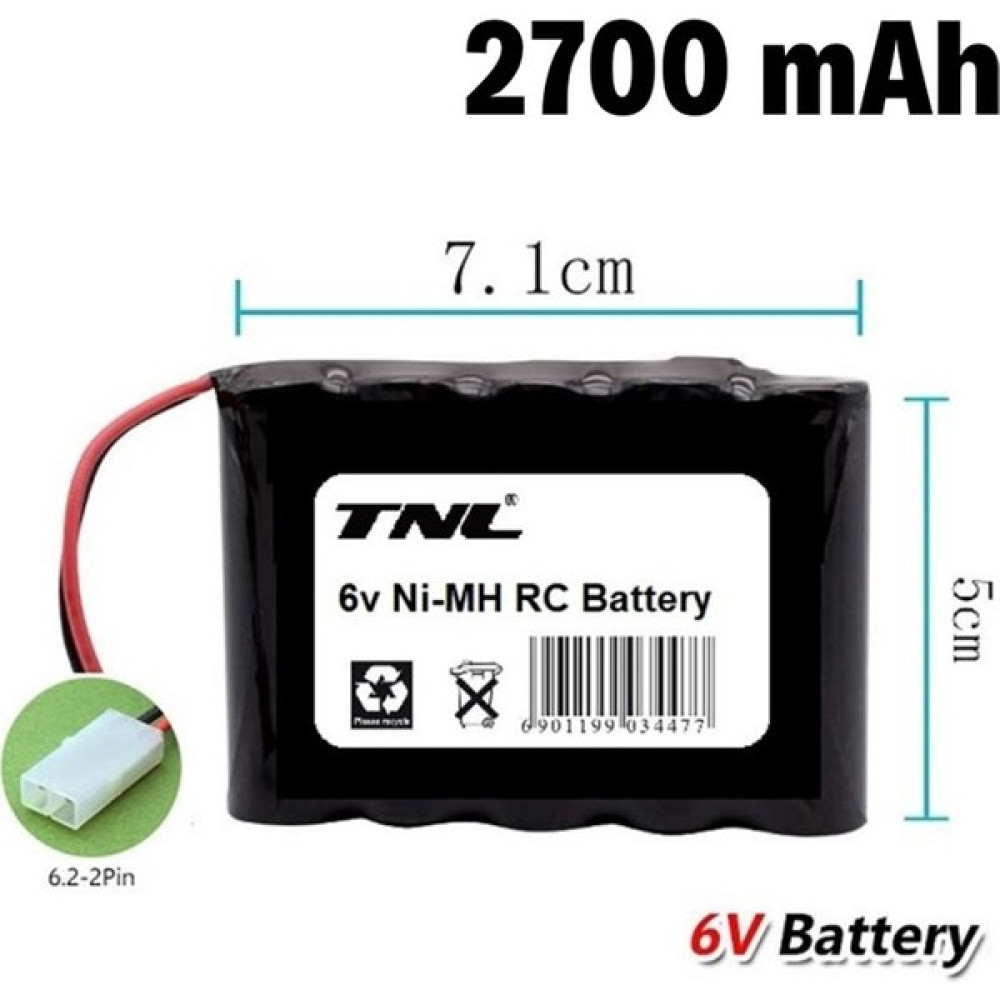 Bataryapil 6V 2700MAH Oyuncak Araba Bataryası Tamiya Soketli Normal & Şarj Edilebilir Piller Fiyatı