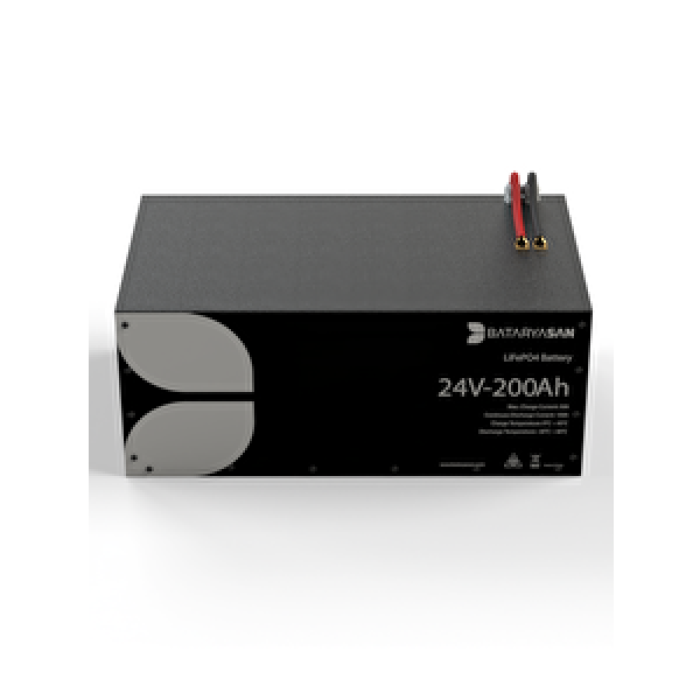Bataryasan Lityum Akü-24v 200ah Lityum Solar Akü Lifepo4-pabuç Soketli Akü Fiyatı