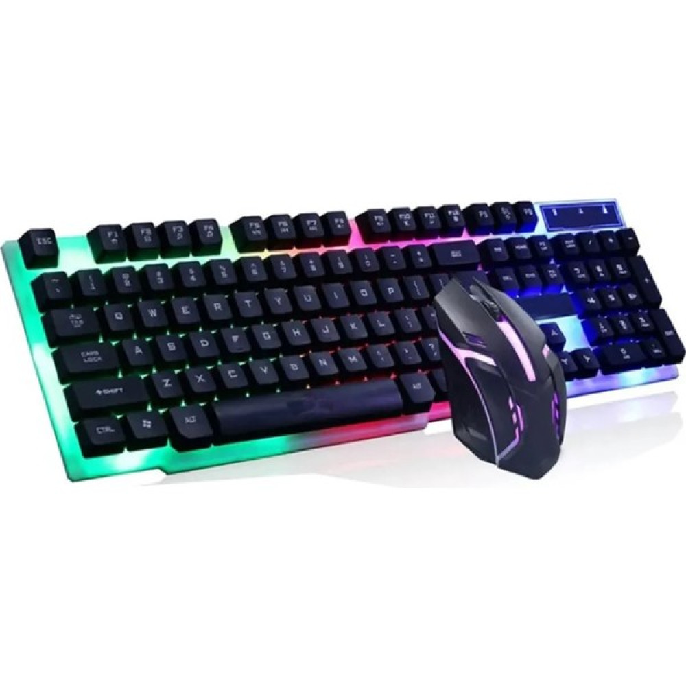 Batcell Gaming Oyuncu Klavye Mouse Set, LED Işıklı Kablolu Oyuncu Klavyesi Klavye - Mouse Fiyatı
