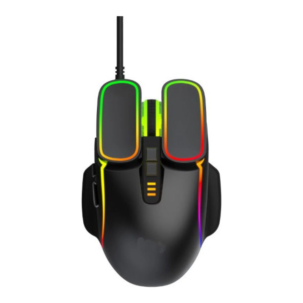 Batcell Gaming Oyuncu Mouse Makro Tuşlu Rgb Ledli Ayarlanabilir Dpı - Siyah Klavye - Mouse Fiyatı