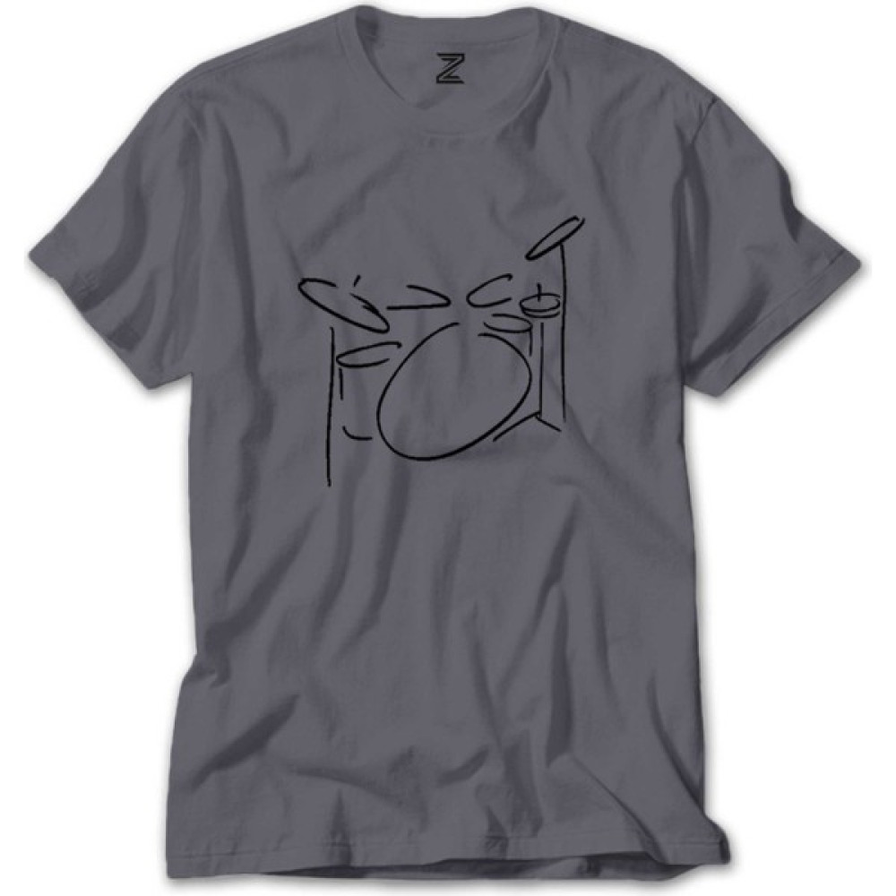 Bateri Gri Tişört Erkek T-shirt Fiyatı