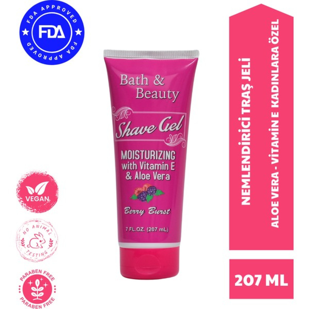 Bath & Beauty Shave Gel Woman - Vücut Tıraş Jeli Kadın 207 ml Tıraş Jelleri / Köpükleri / Kremleri Fiyatı