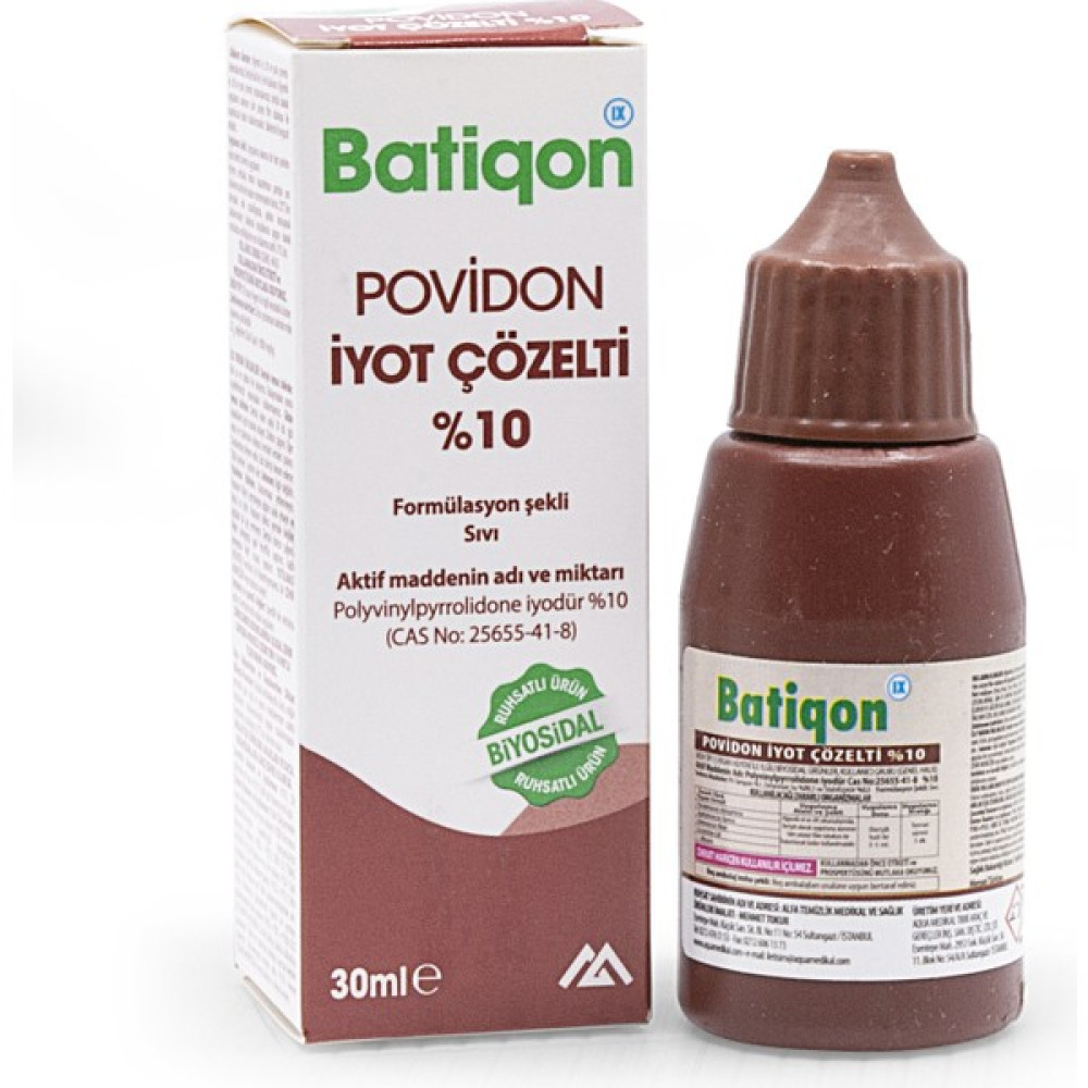 Batiqon Batiqonix Povidon Iyot Çözelti %10 Hasta Bezleri ve Temizliği Fiyatı