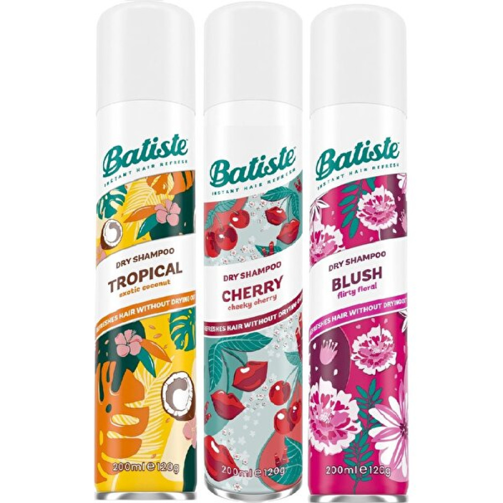 Batıste Kuru Şampuan 3lü Set - Tropıcal 200 Ml + Cherry 200 Ml + Blush 200ml Şampuan ve Saç Kremi Fiyatı