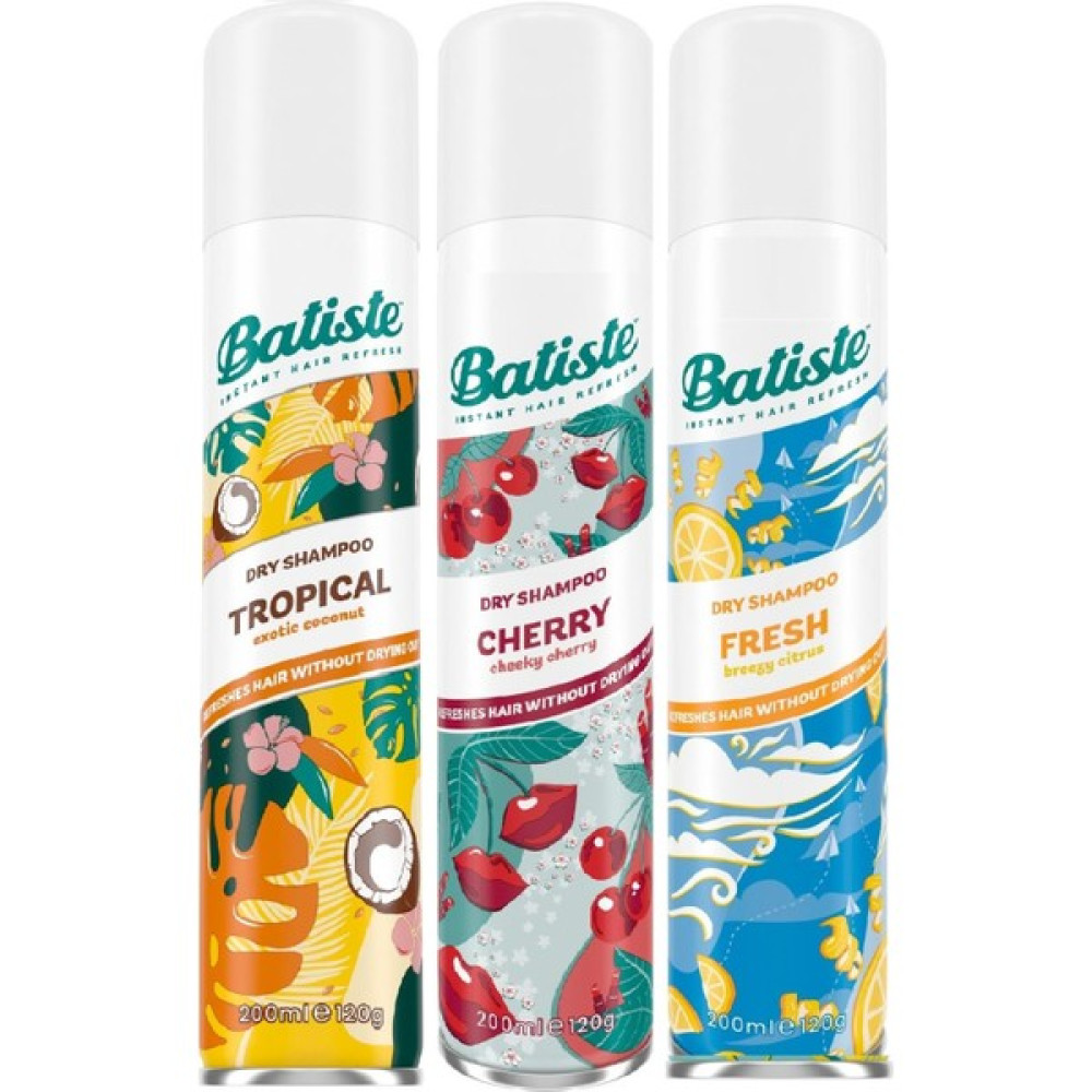Batıste Kuru Şampuan 3lü Set - Tropıcal 200 Ml + Cherry 200 Ml + Fresh 200 Ml Şampuan ve Saç Kremi Fiyatı
