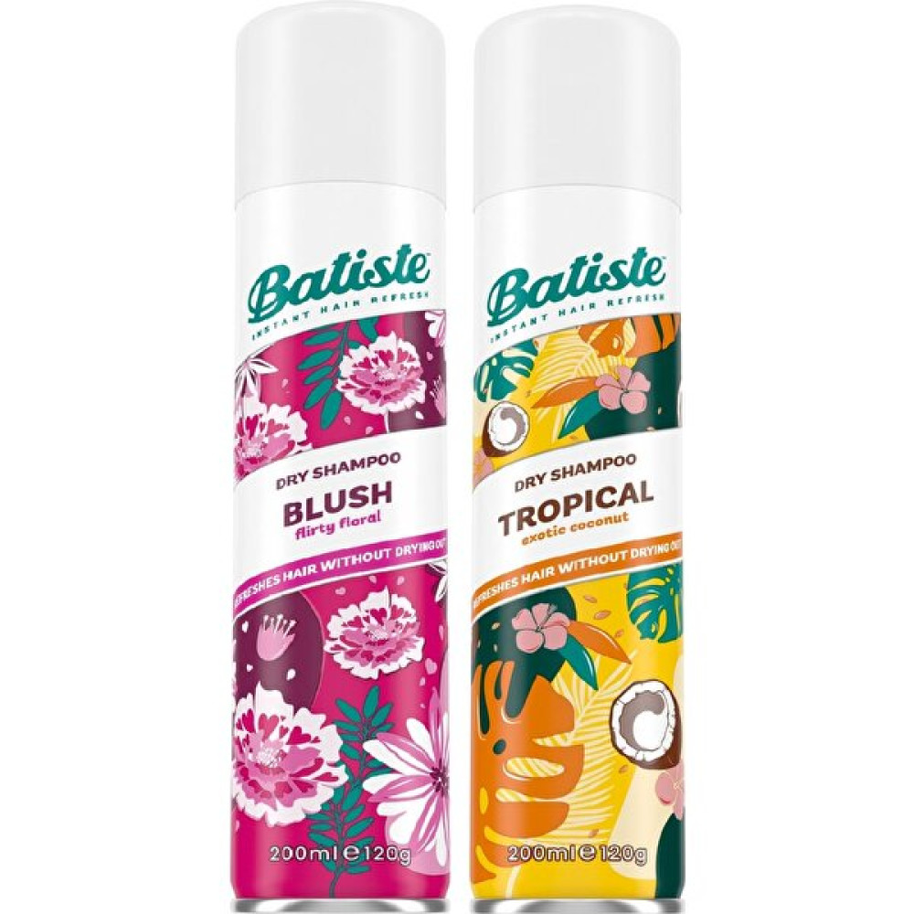 Batıste Kuru Şampuan Blush 200 Ml + Batıste Kuru Şampuan Tropıcal 200 Ml Şampuan ve Saç Kremi Fiyatı