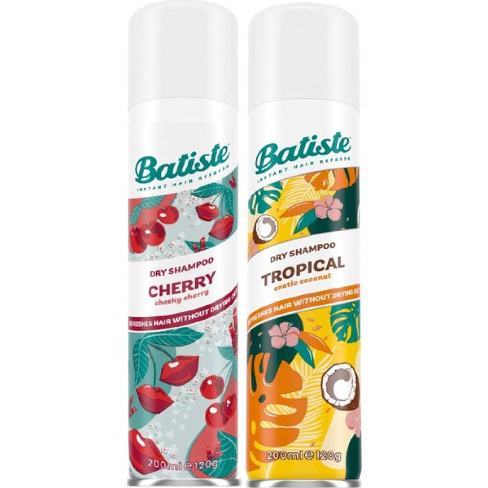 Batıste Kuru Şampuan Cherry 200 Ml + Batıste Kuru Şampuan Tropıcal 200 Ml Şampuan ve Saç Kremi Fiyatı