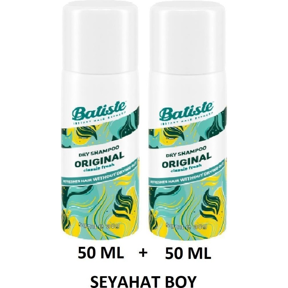 Batiste Orijinal Kuru Şampuan 50 ml x 2 Adet – Seyahat Boy Anında Saç Tazeleyici Diğer Fiyatı
