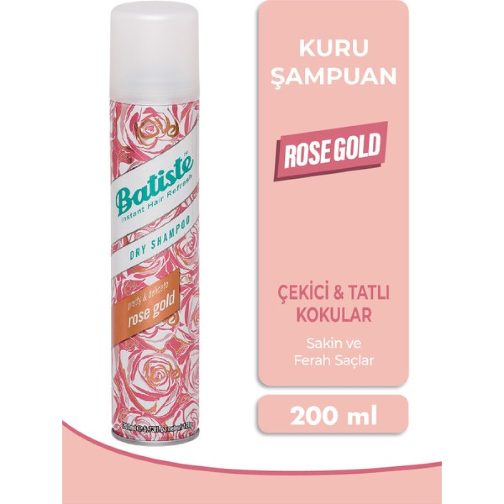 Batiste Rose Gold Kuru Şampuan - Dry Shampoo 200 ml Şampuan ve Saç Kremi Fiyatı