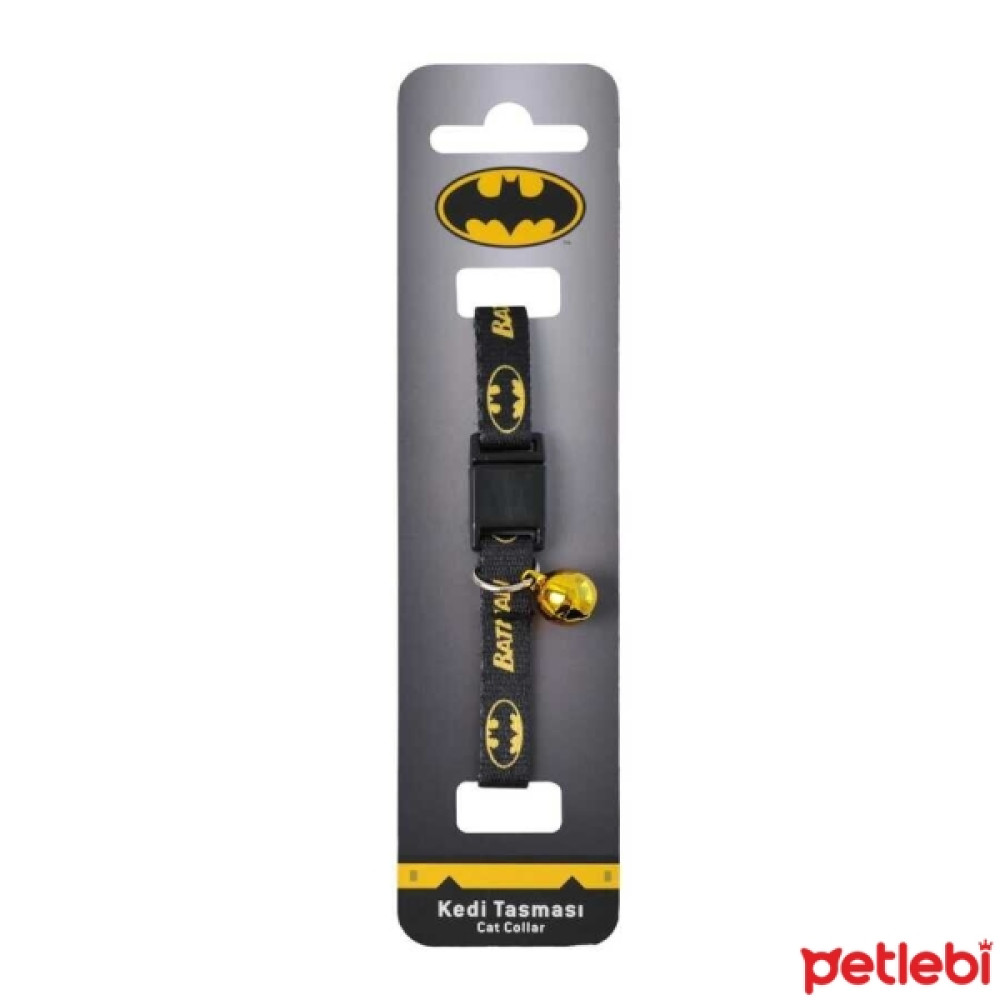 Batman® Figürlü ve Yazılı Kedi Boyun Tasması 20-30cm (Siyah) Evcil Hayvan Ürünleri Fiyatı