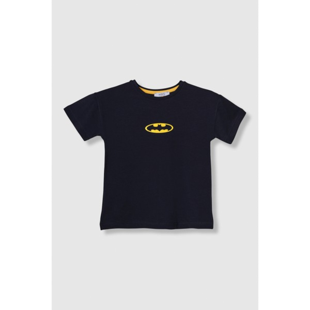 Bat·man Oversize Erkek Çocuk Baskılı Bisiklet Yaka Pamuk Tişört Erkek Çocuk T-shirt Fiyatı
