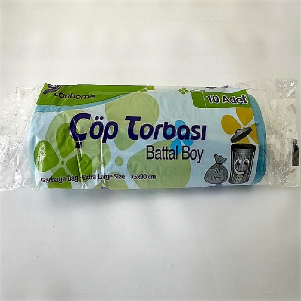 Battal Boy Çöp Torbası 75X90 cm 1 Adet Rulo Çöp Poşetleri Fiyatı