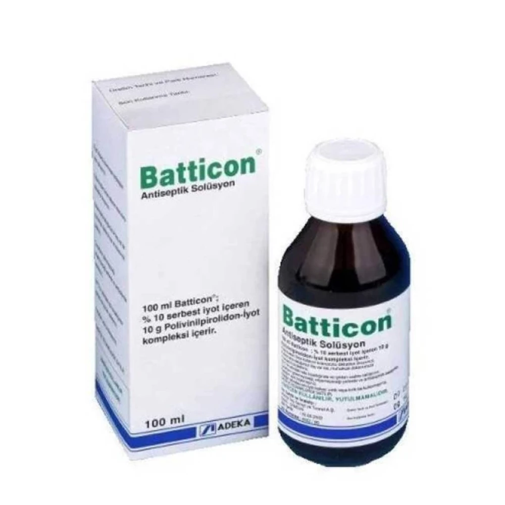Batticon Antiseptik Solusyon 100 Ml Ateş Ölçer Fiyatı